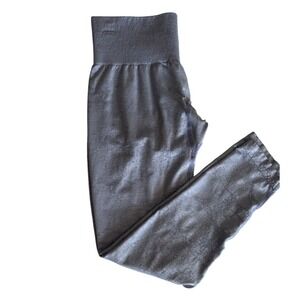 Leggings‎ large High Waist Purple Seamless Tummy Control Yoga Pants Gym Workout